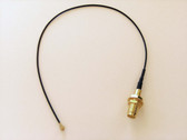 INTCABLE30 RF Cable (U.FL plug + 30cm cable + bulkhead mount SMA female/jack)