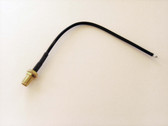 INTCABLE17 RF Cable (bulkhead mount SMA female/jack + 15cm cable + 1cm stripped & tinned)