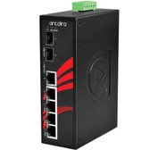 7-Port Industrial PoE+ Gigabit Unmanaged Ethernet Switch (EOT -40C~75C, 12~36VDC)