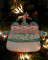 Grandkids Snowmen Personalized Ornament 3
