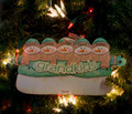 Grandkids Snowmen Personalized Ornament 5