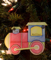 Train Personalized Christmas Ornament