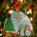 Penguin Ornament Family of 2