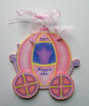 Princess Carriage Personalized Christmas Ornament