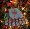 Penguin Ornament Family of 6