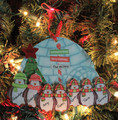 Penguin Ornament Family of 7