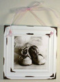 Pink Personalized Baby Shoe Tin