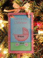 Pink Baby Carriage Ornament