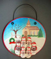 Church with Snowmen Family of 6