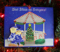 Gazebo Family of 2 Christmas Ornament