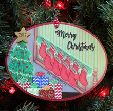 Stockings Ornament Family of 10
