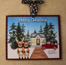 Cabin with Reinndeer 2