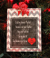 Teacher Heart Ornament