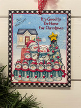 It's Good to Be Home for Christmas Family of 9