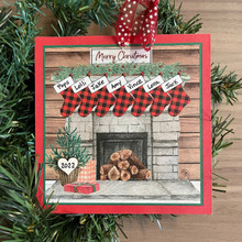 Fireplace Family of 7