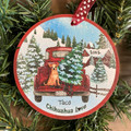 Chihuahua Red Truck Ornament