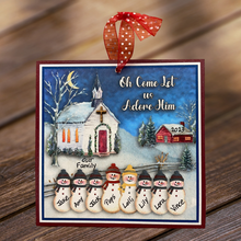 Oh Come Let us Adore Him Family of 8