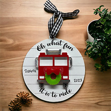 Oh What Fun it is to Ride Fire Truck