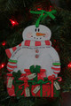 It's the Most Wonderful Time of the Year Personalized Snowman Ornament 5