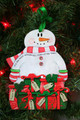 It's the Most Wonderful Time of the Year Personalized Snowman Ornament 6