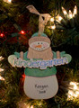 Kindergarten Snowman Personalized Ornament