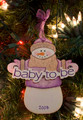 Baby to Be Snowman Personalized Ornament