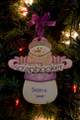Scrapbooker Snowman Personalized Ornament
