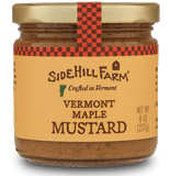 Front view of Jar of VT Maple Mustard by Sidehill Farm