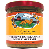 Vermont Maple Horseradish Mustard- Fox Meadow Farm