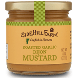 View of Sidehill Farm Roasted Garlic Dijon Mustard.