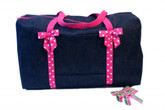Denim Ribbon Duffel