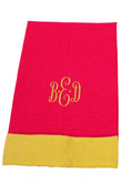 Two-Tone Holiday Guest Towel