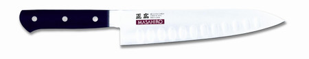 Masahiro 14981, 8 Inch Chef's Knife w/Granton Edge