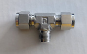 CNG or high pressure Parker Stainless Steel 3/8" Tee Model 6ET6-316 less one fitting