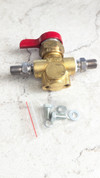 High Pressure or CNG 3/4 Turn Shutoff Valve 1/4" NPT threads Model CNGSOV3/4