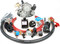 LP Conversion kit(not shown: 8 cylinder kit comes with 2 regulators)