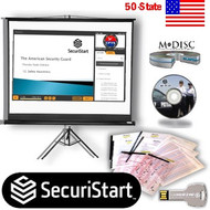 50-STATE SECURITY GUARD SCHOOL STARTER  KIT - 40-hour Narrated Class Presentation Software (NCPS) AND Lecturing Kit combined