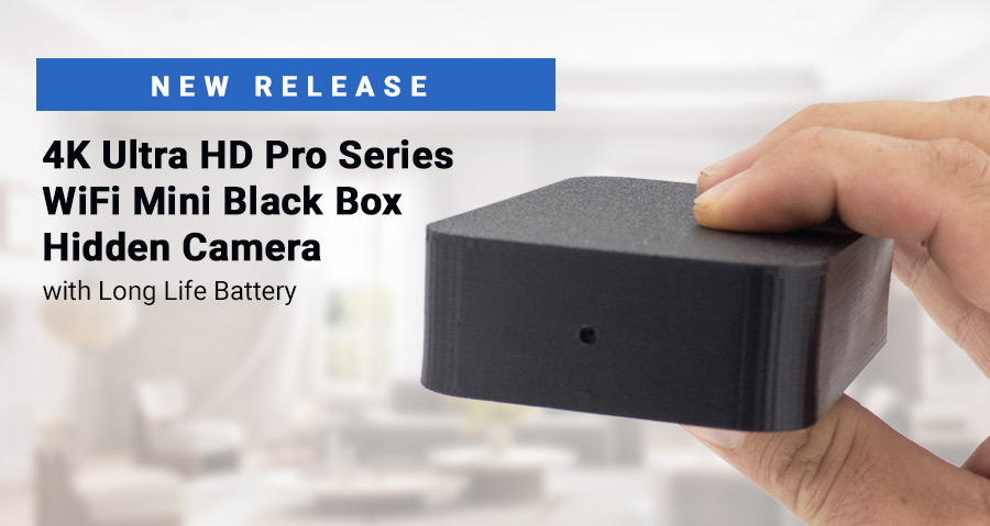 4K Ultra HD Mini Black Box Hidden Spy Camera