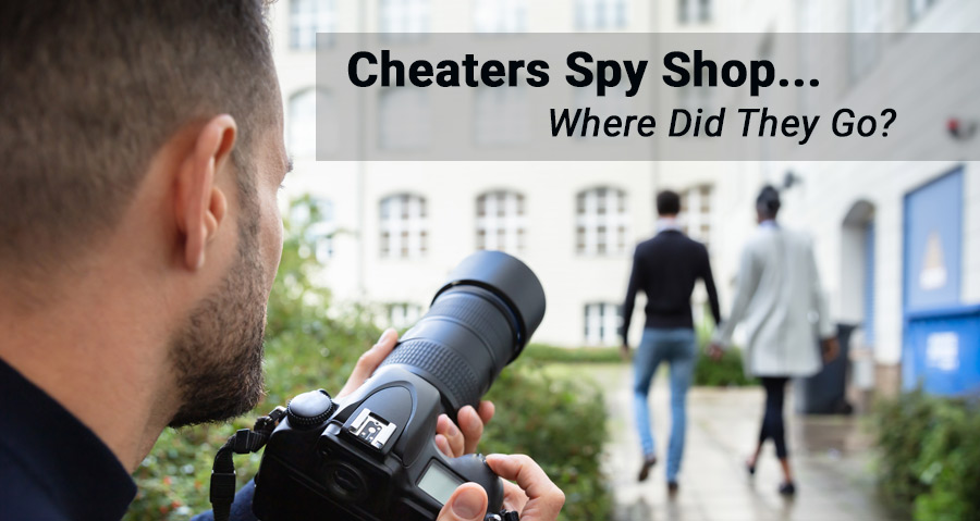 Cheaters spy sales shop cameras