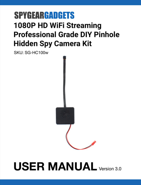 Soospy l23 hot sale camera manual