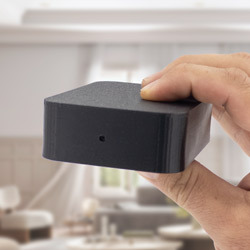 Mini Black Box Hidden Camera in Hand