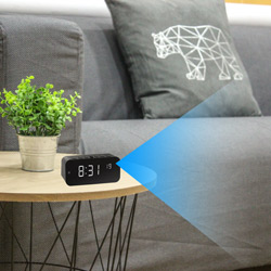 WiFi Desk Clock Hidden Camera