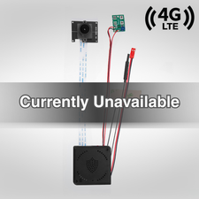 1080P HD 4G LTE Cellular Live Streaming Pro Grade DIY Pinhole Hidden Spy Camera Kit