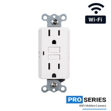 4K Ultra HD WiFi Functional GFCI Receptacle Outlet Hidden Camera