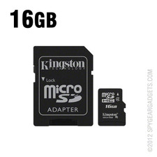 16GB Micro SD Card with SD Card Adapter