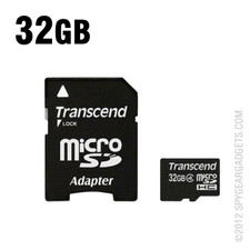 32GB Micro SD Card with SD Card Adapter