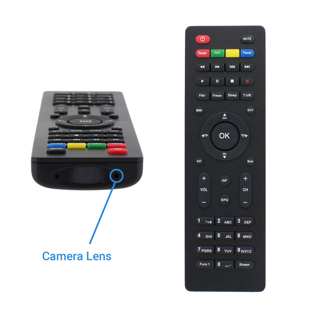 1080P HD Motion Activated TV Remote Control Hidden Camera with Long