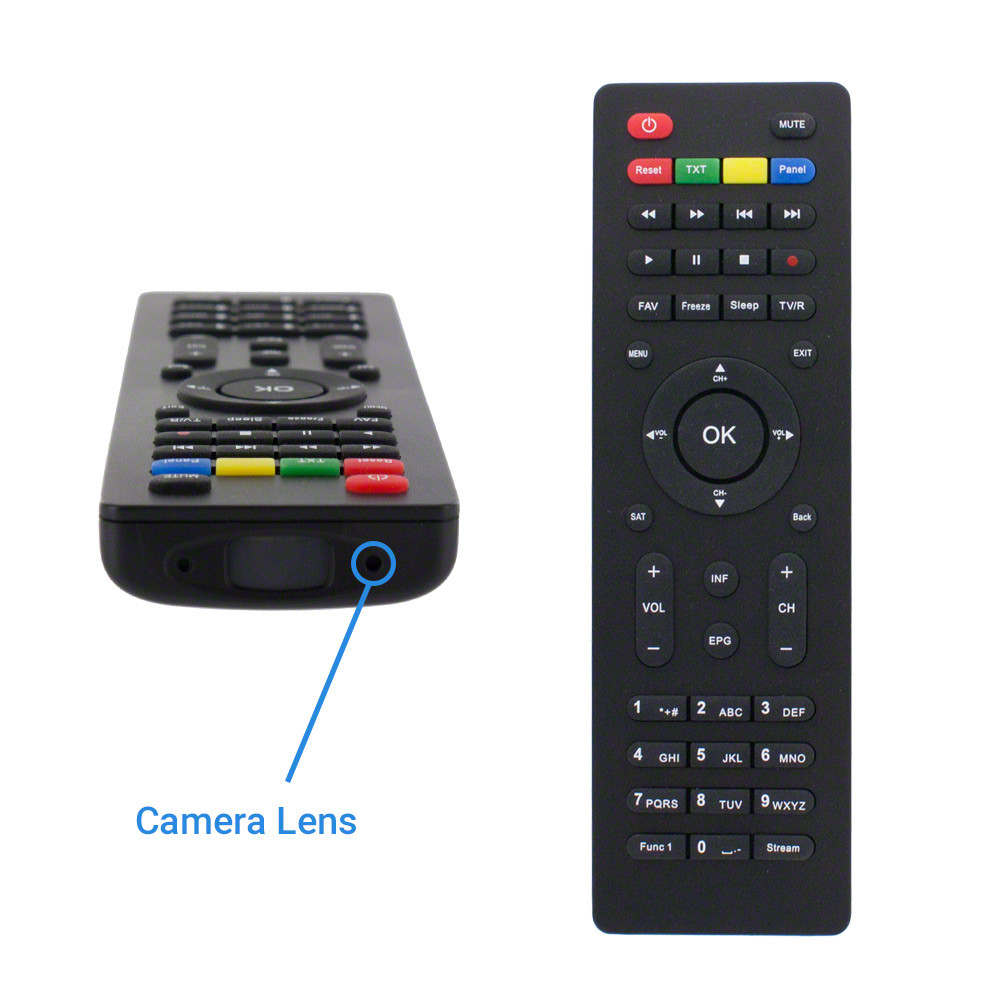 tv remote spy camera