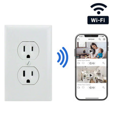 WiFi Streaming Outlet Hidden Camera