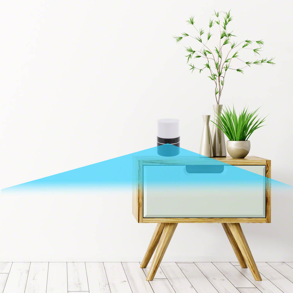 1080P HD WiFi LED Desk Lamp with Hidden Rotating Camera Lens and Night